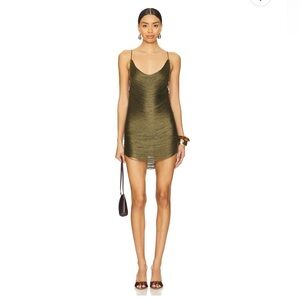 NEW Jaded London Fringe Dress in Khaki SOLD OUT on Revolve with Tags Never Worn
